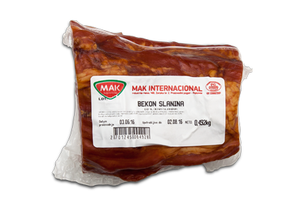 Bekon slanina vac